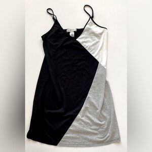 NWT Planet Gold Color Block Lightweight Spaghetti Strap Sun Dress Juniors Medium